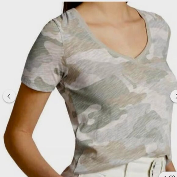 ATM ANTHONY THOMAS MELILLO Camouflage Print Tee NWT Woman's Size S - Picture 3 of 16